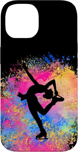 Vista 4 de Rainbow Ice Skating Dancer Figure Skate Skate Colorful Cute Case for iPhone 17