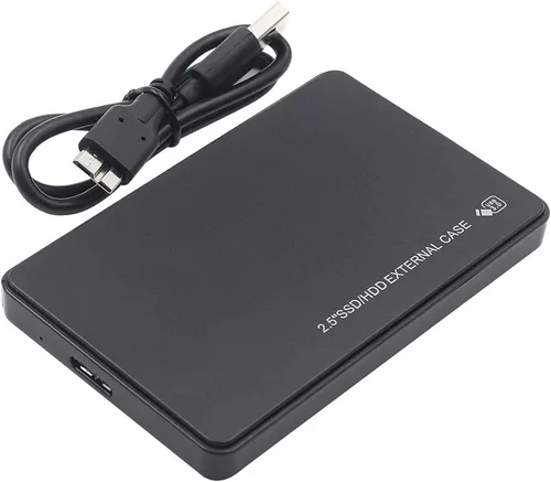 Vista 5 de JacobsParts 2.5" SATA USB 3.0 Disco duro sin herramientas HDD SSD Caja externa