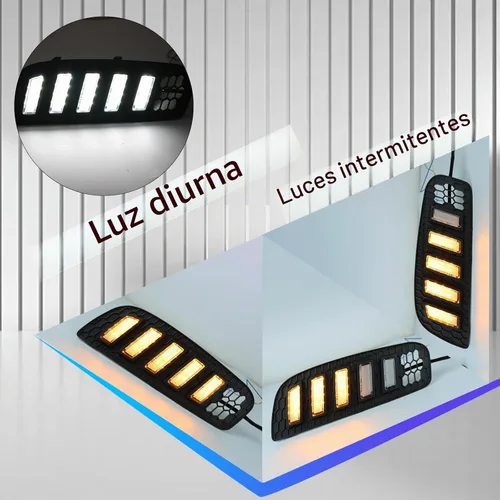 Vista 2 de Luces antiniebla LED para parachoques delantero compatibles con Mazda CX-50 2023-2024 DRL Accesorios para lámparas de señal de giro