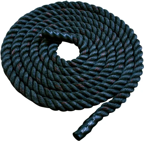 Vista 2 de Body-Solid Cuerda de batalla de entrenamiento de fitness, cuerdas de entrenamiento pesadas para gimnasio en casa, ideal para entrenamiento
