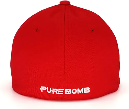 Vista 4 de Pure Bomb - Birdie Slayer - Sombrero de golf ajustado Flexfit NU rojo, Rojo