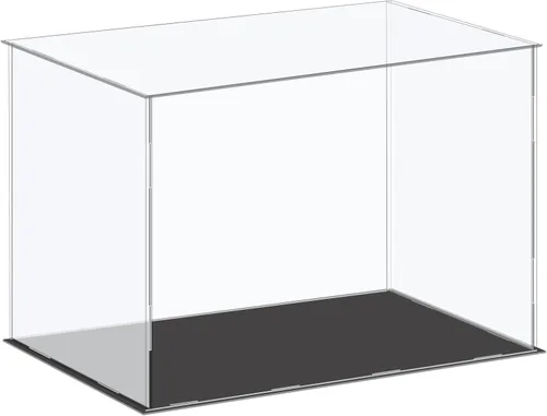 Vista 25 de MECCANIXITY Caja de exhibición acrílica Caja de almacenamiento de plástico Caja cúbica transparente pequeña Montaje a prueba de polvo Vitrina