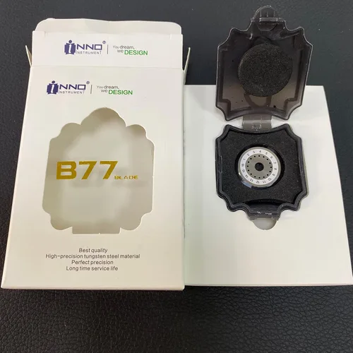 Vista 2 de Cuchilla de cuchilla de fibra B77 para INNO VF-78 VF-77 VF-15 VF-15H V7 V8 D1/D2 cuchillas de cuchillo de corte de fibra