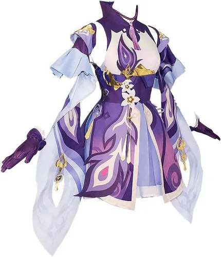 Vista 2 de CR ROLECOS Genshin Impact - Disfraz de cosplay para fiesta de Halloween