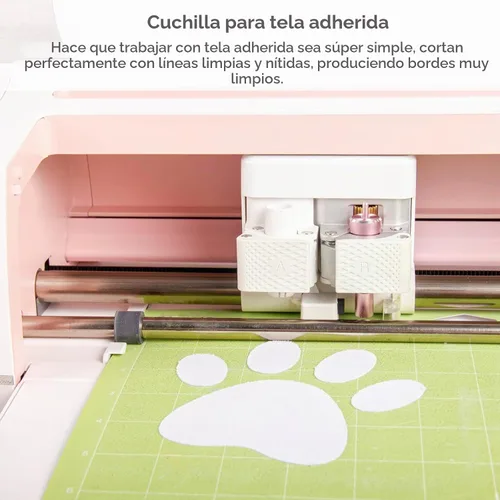 Vista 4 de Cuchilla de tela adherida compatible con Maker 4/3/Maker/Explore 4/3/Venture/Explore Air 2/Air/One, hoja de tela Aosry y carcasa para cortar telas