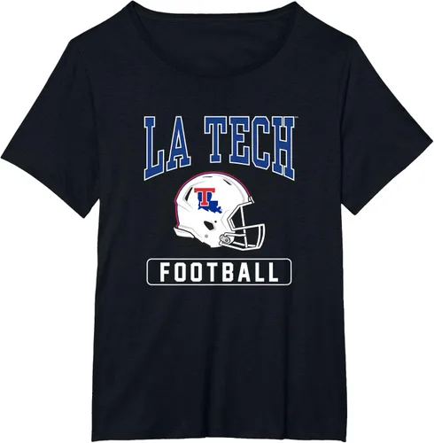 Vista 16 de Camiseta con casco de fútbol Louisiana Tech Bulldogs, Negro