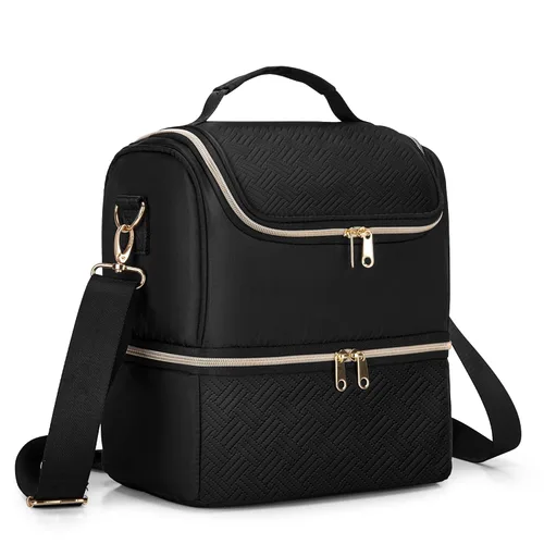Vista 7 de Fasrom - Bolsa de extractor de leche portátil, bolsa de bombeo con compartimento enfriador Compatible with Momcozy, Eufy and Medela Hands Free