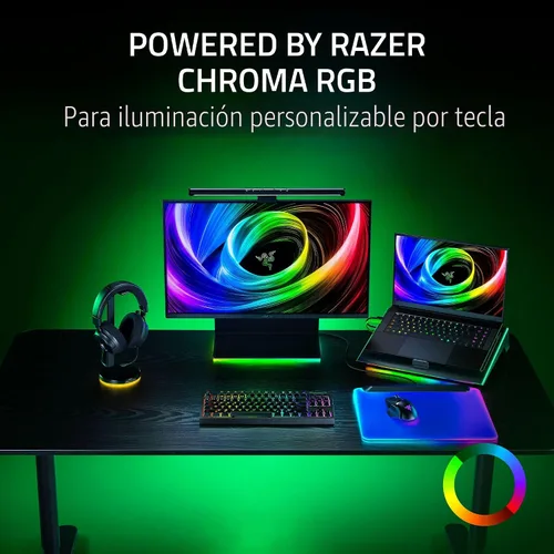 Vista 7 de Razer BlackWidow V4 TKL HyperSpeed Wireless Hot Swappable Gaming Keyboard: Orange Tactile Switches - Wireless & Bluetooth - Multi-Function Roller &