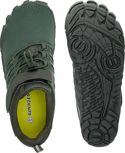 Vista 6 de WHITIN - Zapatos deportivos para mujer, minimalistas, sensación de andar descalza, suela sin caída.