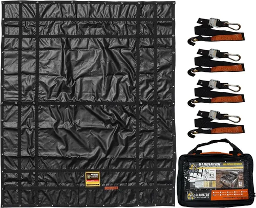 Vista 13 de Red de carga impermeable de gladiador – Lona resistente para camioneta, cubierta impermeable, accesorios para barco, perfecta para pesca