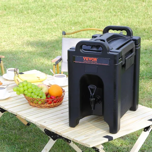 Vista 8 de VEVOR Dispensador de Bebidas Aislado, 2.5 Galones, Servidor de Bebidas Calientes y Frías de LDPE Grado Alimenticio, Dispensador Enfriador de Bebidas