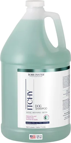 Vista 10 de Bobbi Panter Moisture & Shine - Champú para perros con aceite de argán, manzanilla y menta, fórmula natural nutritiva profunda para un pelaje suave