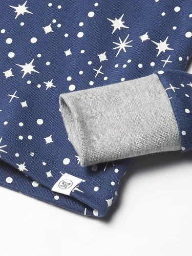 Vista 4 de HonestBaby Multipack 2-Piece Pajamas Sleepwear PJs 100% Organic Cotton for Infant Baby and Toddler Boys, Unisex