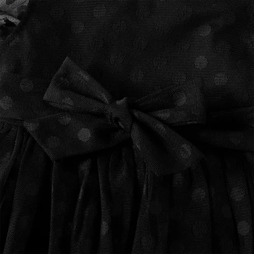Vista 4 de PATPAT Baby Girl Princess Dresses Ruffle Sleeve Tutu Dress Butterfly Tulle Dress Flower Girl Party Birthday Dresses