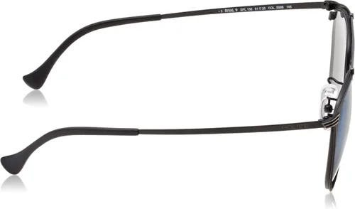 Vista 3 de Police SPL156-599B Rival 9 SPL156-599B - Lentes de sol azules con espejo negro mate