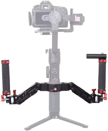 Vista 8 de DIGITALFOTO Ares Z Axis Spring Gimbal Dual Handle, amortiguador desmontable doble agarre compatible con grúa 2, DJI RS2/RS3 Pro/RS4/RS 4