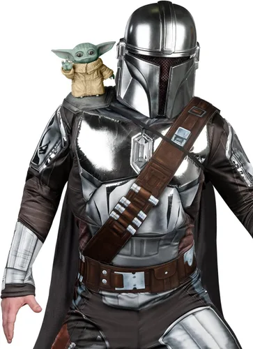 Vista 3 de Rubies Star Wars The Mandalorian The Child - Accesorio para disfraz de niñera de hombro, talla única, Verde