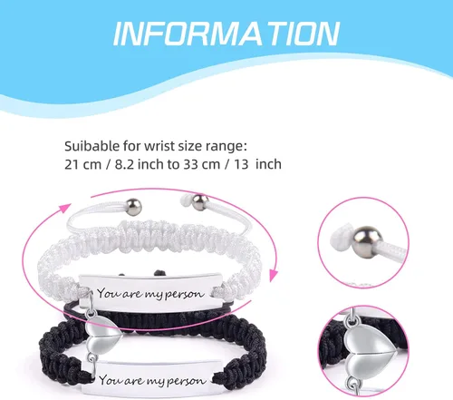 Vista 12 de Pulsera de amor para pareja
