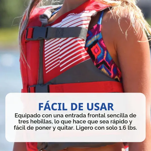 Vista 12 de Stohlquist Universal Fit Adult Life Jacket PFD (4 Pack) Coast Guard Approved, for Men and Women 90+ lbs, Lightweight Neoprene and Adjustable, Ideal
