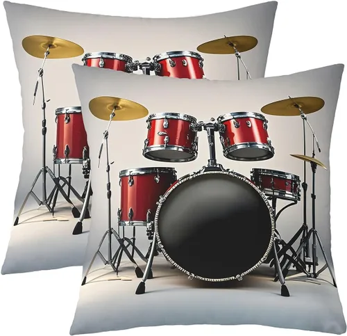 Vista 11 de Juego de 2 fundas de almohada de 16 x 16 pulgadas, fundas de almohada de vehículos de construcción suaves para sala de estar, dormitorio, equipos