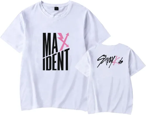 Vista 3 de Xkpopfans Kpop SKZ Straykids Maxident Merch - Camiseta unisex Felix Minho