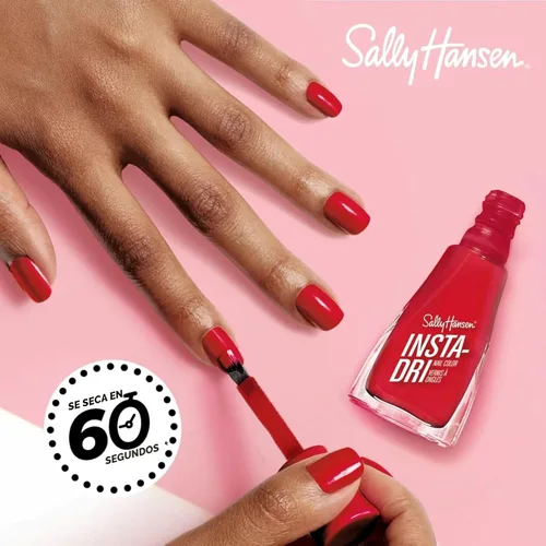 Vista 6 de Sally Hansen Insta-Dri Esmalte de uñas Secado rápido, larga duración, brillo sin rayas Transparente, Brillo 104 centelleo, centelleo