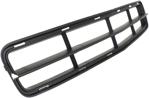 Vista 3 de Evan-Fischer Rejilla de parachoques compatible con Chevrolet Malibu 08-12 Front Center Textured Negro