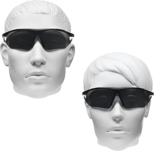 Vista 3 de proSPORT BIFOCAL - Lentes de sol para hombres y mujeres, bloqueo de luz azul, lente ámbar HD, semisin montura envolvente, conducción de golf