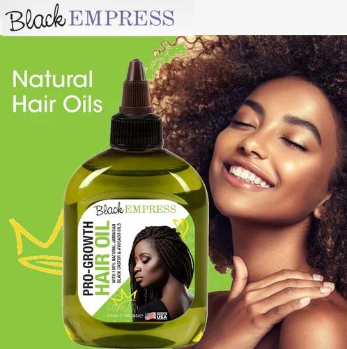 Vista 6 de SFC Black Empress Pro-Growth - Aceite para el crecimiento del cabello de ricino negro jamaicano y aguacate, 2.5 onzas