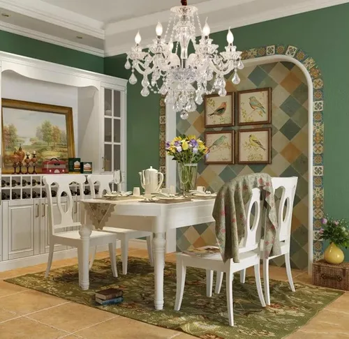 Vista 7 de Candelabro de cristal con 6 luces, lámpara de techo de cristal K9 transparente, decoración de lujo interior, lámpara colgante de cristal, bombillas