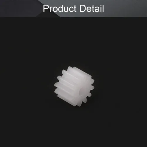 Vista 3 de Othmro 10 piezas de engranajes de plástico 12 dientes modelo 122A engranaje de reducción engranajes de gusano de plástico para RC coche robot motor