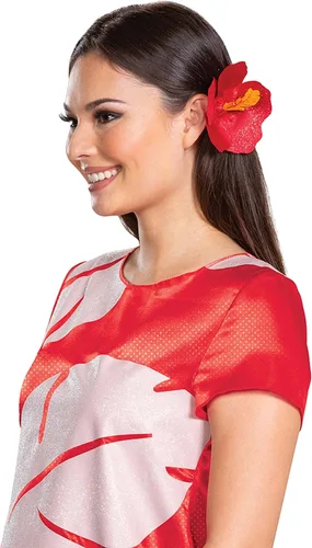 Vista 2 de Disguise Disfraz de Lilo para adultos de lujo, Rojo