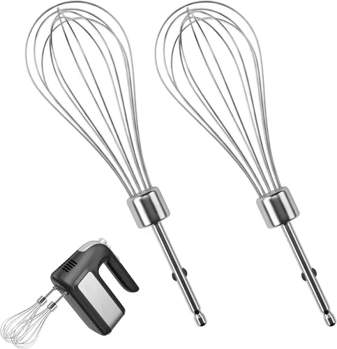 Vista 7 de 2 piezas de batidores de mano accesorios de acero inoxidable de repuesto para batidor de mano compatibles con Hamilton Beach 62682RZ 62692 64699