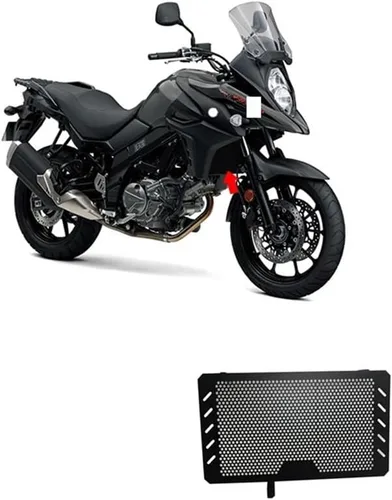 Vista 3 de Protector de rejilla de radiador para moto, bisel de radiador, protector de parrilla para Suzuki V-Strom VSTROM DL650 DL 650 2013-2018 2016 2017
