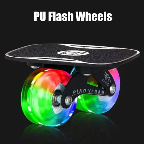 Vista 3 de Patines de deriva Split Skateboard portátil Patín de ruedas Freelinedrift Patín de alto rebote al aire libre deslizante adolescente adultos regalo