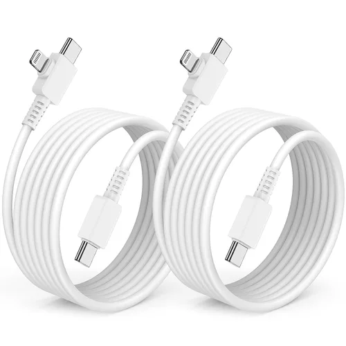 Vista 9 de Cable de carga rápida USB C a C de 3 pies, cable de carga tipo C a USB C para iPhone 17 Pro Max/17 Air/16 Pro/15 Plus, MacBook Pro USB C a C - Blanco