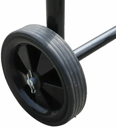 Vista 5 de Carretilla de motor fuera de borda plegable con 2 ruedas, motor de barco que soporta hasta 110 libras para mover o reparar y mostrar motores fuera