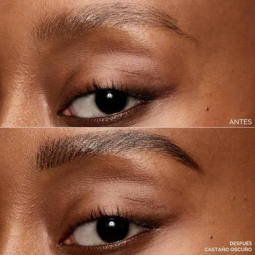 Vista 8 de L'Oréal Paris Faux Brow, Lápiz para cejas de aspecto capilar, con punta de doble cepillo, maquillaje de cejas rápido y preciso, castaño oscuro, 0.04