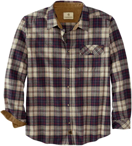 Vista 54 de Legendary Whitetails Camisa de franela de manga larga con botones para hombre, 100% algodón