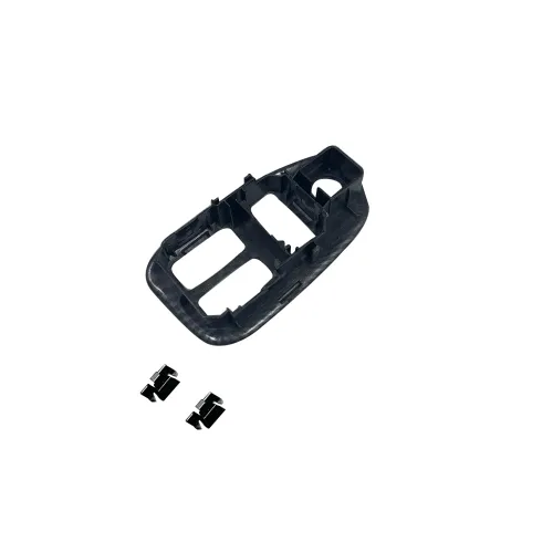 Vista 4 de 1 par de paneles de interruptor de ventana de fibra de carbono con clips compatibles con Chevy Camaro 1993-2002