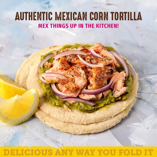 Vista 4 de Del Campo Tortillas de maíz suaves, Bolsa redonda de 6 in, 1 lb lb. Auténtica comida mexicana de maíz 100 % natural, sin gluten Opciones