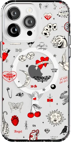 Vista 41 de Casely Funda para iPhone 14 Pro Max All Boo'd Up Fantasma púrpura Compatible con MagSafe Diseño clásico ultrafino