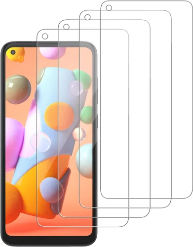 Vista 22 de Paquete de 4 protectores de pantalla de vidrio compatibles para Samsung Galaxy A07 5G / 4G [dureza 9H] - Vidrio templado de pantalla HD, resistente