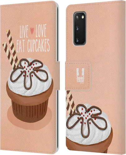 Vista 127 de Head Case Designs Assortment Cupcakes Happiness Leather Wallet Case Compatible with Samsung Galaxy A07 4G Surtido