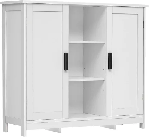 Vista 9 de Iwell 66.9" Tall Bathroom Storage Cabinet with 2 Doors & 1 Drawer