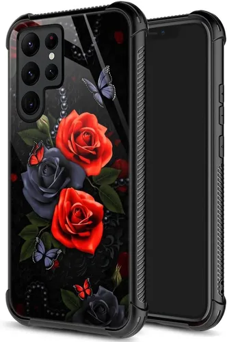 Vista 73 de ZHEGAILIAN Funda para Samsung Galaxy S23 Ultra, protección de grado militar, esquinas a prueba de golpes, funda antiarañazos para Samsung Galaxy S23