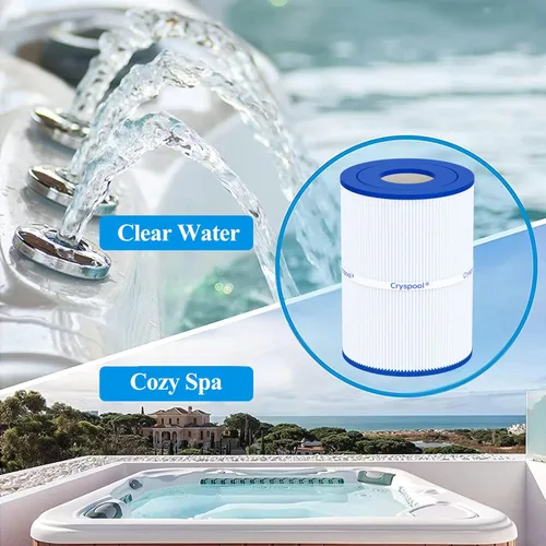Vista 7 de Cryspool® 07018 Filtro compatible con CX250RE, Star-Clear C250, PA25-4, PA25-4/M4, C-7626, FC-1230, Cartucho de filtro de spa de 25 pies cuadrados