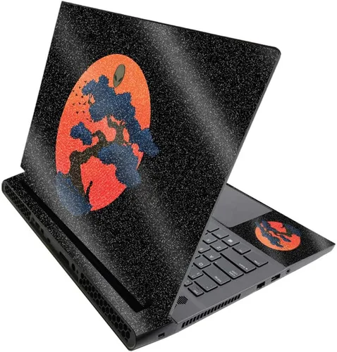 Vista 718 de MightySkins - Skin brillante con purpurina para Alienware M17 R3 (2020) y M17 R4 (2021) - Diversión de los años 90 Acabado duradero con purpurina