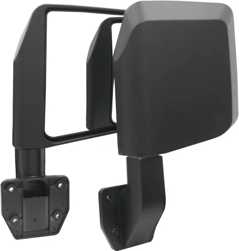 Vista 8 de Espejos laterales para puerta tubular de media puerta, espejos retrovisores laterales para Jeep Wrangler CJ7 YJ TJ JK JL/Gladiator JT/Cherokee XJ