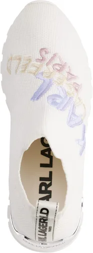 Vista 4 de Karl Lagerfeld Paris Mirren - Tenis bordados sin cordones para mujer